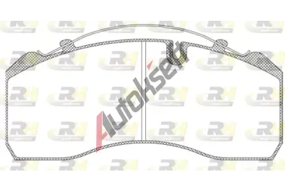 ROADHOUSE Sada brzdovch destiek RDH JSX 2814.00, JSX 2814.00