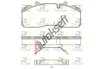 ROADHOUSE Sada brzdovch destiek RDH JSX 2894.00, JSX 2894.00