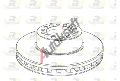 ROADHOUSE Brzdov kotou - 377 mm RDH NSX1175.20, NSX1175.20