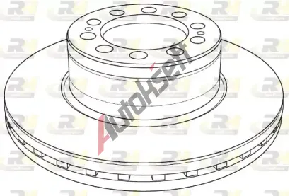 ROADHOUSE Brzdov� kotou� - 430 mm RDH NSX1235.20, NSX1235.20