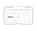 ROOKS Gola sada 1/4" 28 ks RKS OK-01.0028, OK-01.0028
