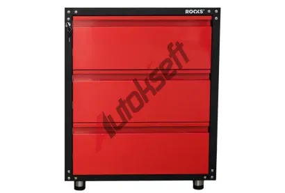 ROOKS Dílenská skříňka RMS 3S červená - 67,5x46,5x84,5 cm RKS OK-01.3201, OK-01.3201 ROOKS Dílenská skříňka RMS 3S červená - 67,5x46,5x84,5 cm RKS OK-01.3201, OK-01.3201