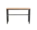 ROOKS Pracovn stl s devnou deskou 133,5x46,5x165 cm RKS OK-01.3208, OK-01.3208