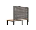 ROOKS Pracovn stl s devnou deskou a tabul 133,5x46,5x165 cm RKS OK-01.3209, OK-01.3209