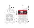 ROOKS Nabjeka - startovac zdroj 12V 24V - 80A - 600A - 800 ah LCD 2,1 m kabely RKS OK-03.0022, OK-03.0022