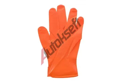 ROOKS Rukavice nitrilov� oran�ov� XL 50 ks RKS OK-09.0006, OK-09.0006