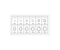 ROOKS Sada mdnch podloek 150 ks RKS OK-11.0011, OK-11.0011