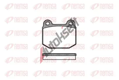 REMSA Sada brzdov�ch desti�ek RMS 0014.20, 0014.20