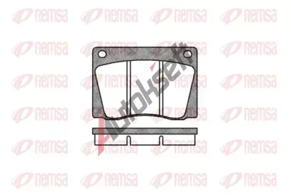 REMSA Sada brzdov�ch desti�ek RMS 0037.00, 0037.00