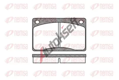 REMSA Sada brzdov�ch desti�ek RMS 0042.30, 0042.30