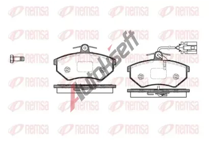 REMSA Sada brzdových destiček RMS 0134.82, 0134.82 REMSA Sada brzdových destiček RMS 0134.82, 0134.82