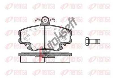 REMSA Sada brzdovch destiek RMS 0141.10, 0141.10