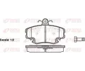 REMSA Sada brzdovch destiek ‐ RMS 0141.20
