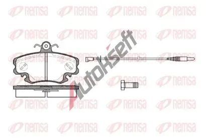 REMSA Sada brzdovch destiek RMS 0141.30, 0141.30