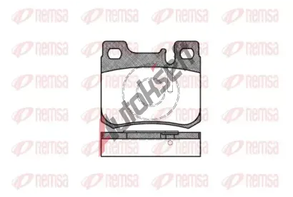 REMSA Sada brzdov�ch desti�ek RMS 0157.20, 0157.20