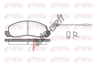 REMSA Sada brzdov�ch desti�ek RMS 0202.02, 0202.02