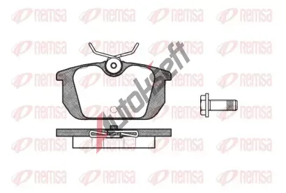 REMSA Sada brzdov�ch desti�ek RMS 0231.00, 0231.00
