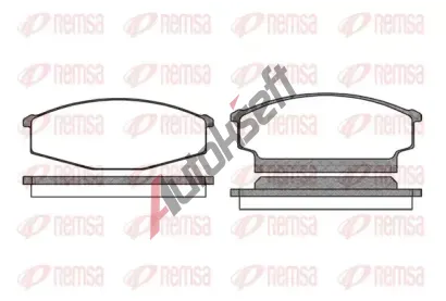 REMSA Sada brzdovch destiek RMS 0256.00, 0256.00