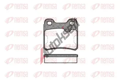 REMSA Sada brzdov�ch desti�ek RMS 0282.10, 0282.10