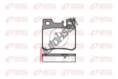 REMSA Sada brzdovch destiek RMS 0282.20, 0282.20