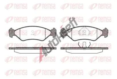 REMSA Sada brzdovch destiek - kotouov brzda RE 0285.10, RMS 0285.10