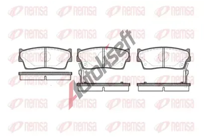 REMSA Sada brzdovch destiek - kotouov brzda RMS 0289.02, RE 0289.02