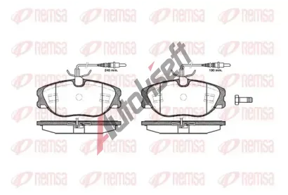 REMSA Sada brzdovch destiek - kotouov brzda RMS 0305.44, RE 0305.44