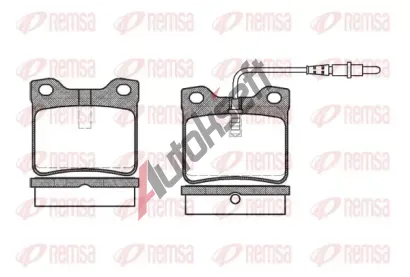 REMSA Sada brzdov�ch desti�ek RMS 0321.02, 0321.02