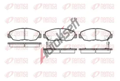 REMSA Sada brzdov�ch desti�ek RMS 0324.02, 0324.02