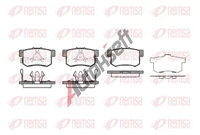 REMSA Sada brzdov�ch desti�ek - kotou�ov� brzda RMS 0325.04, RE 0325.04