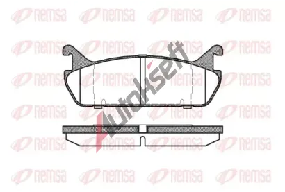 REMSA Sada brzdovch destiek RMS 0329.00, 0329.00