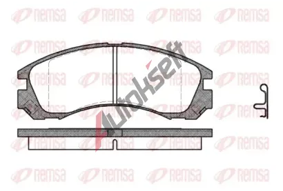 REMSA Sada brzdovch destiek RMS 0354.22, 0354.22