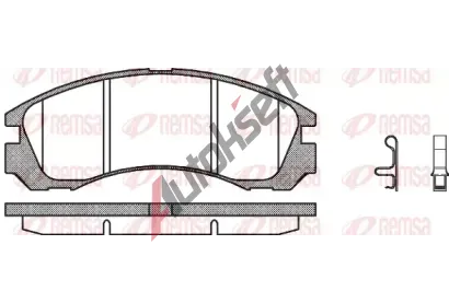 REMSA Sada brzdovch destiek RMS 0354.32, 0354.32