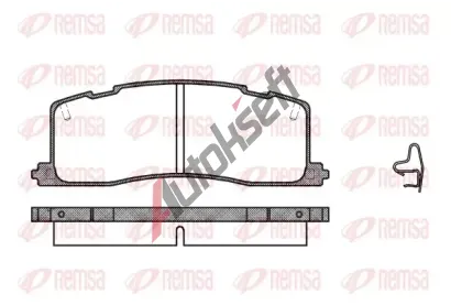 REMSA Sada brzdov�ch desti�ek RMS 0367.00, 0367.00