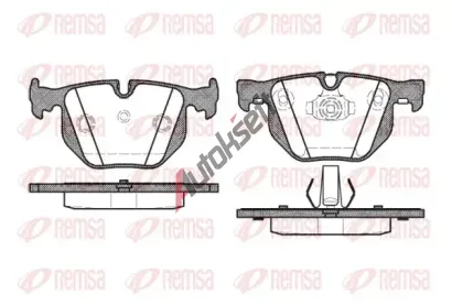 REMSA Sada brzdov�ch desti�ek RMS 0381.40, 0381.40
