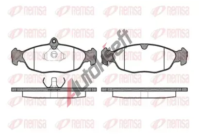 REMSA Sada brzdovch destiek RMS 0393.00, 0393.00