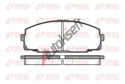 REMSA Sada brzdov�ch desti�ek RMS 0421.00, 0421.00