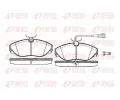 REMSA Sada brzdovch destiek - kotouov brzda ‐ RMS 0486.11