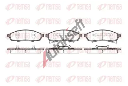 REMSA Sada brzdových destiček RMS 0531.02, 0531.02 REMSA Sada brzdových destiček RMS 0531.02, 0531.02