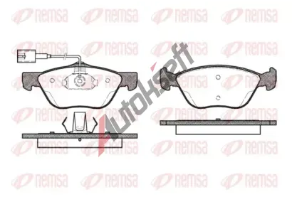 REMSA Sada brzdovch destiek RMS 0589.42, 0589.42