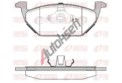 REMSA Sada brzdových destiček RMS 0633.00, 0633.00  REMSA Sada brzdových destiček RMS 0633.00, 0633.00