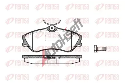 REMSA Sada brzdovch destiek RMS 0634.00, 0634.00