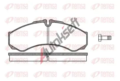REMSA Sada brzdovch destiek RMS 0651.10, 0651.10