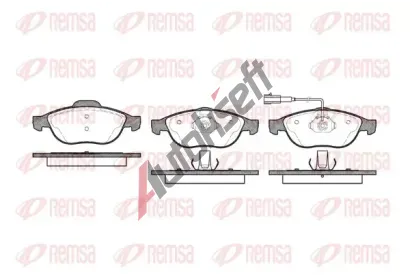 REMSA Sada brzdov�ch desti�ek RMS 0660.11, 0660.11