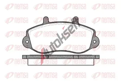 REMSA Sada brzdovch destiek - kotouov brzda RMS 0677.00, RE 0677.00