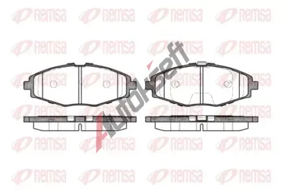 REMSA Sada brzdov�ch desti�ek RMS 0696.00, 0696.00