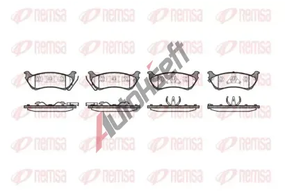 REMSA Sada brzdov�ch desti�ek RMS 0698.01, 0698.01