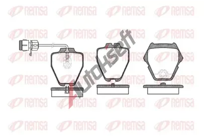 REMSA Sada brzdov�ch desti�ek RMS 0752.12, 0752.12