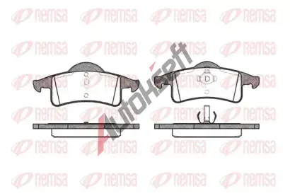 REMSA Sada brzdovch destiek RMS 0758.00, 0758.00