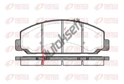 REMSA Sada brzdov�ch desti�ek RMS 0764.00, 0764.00
